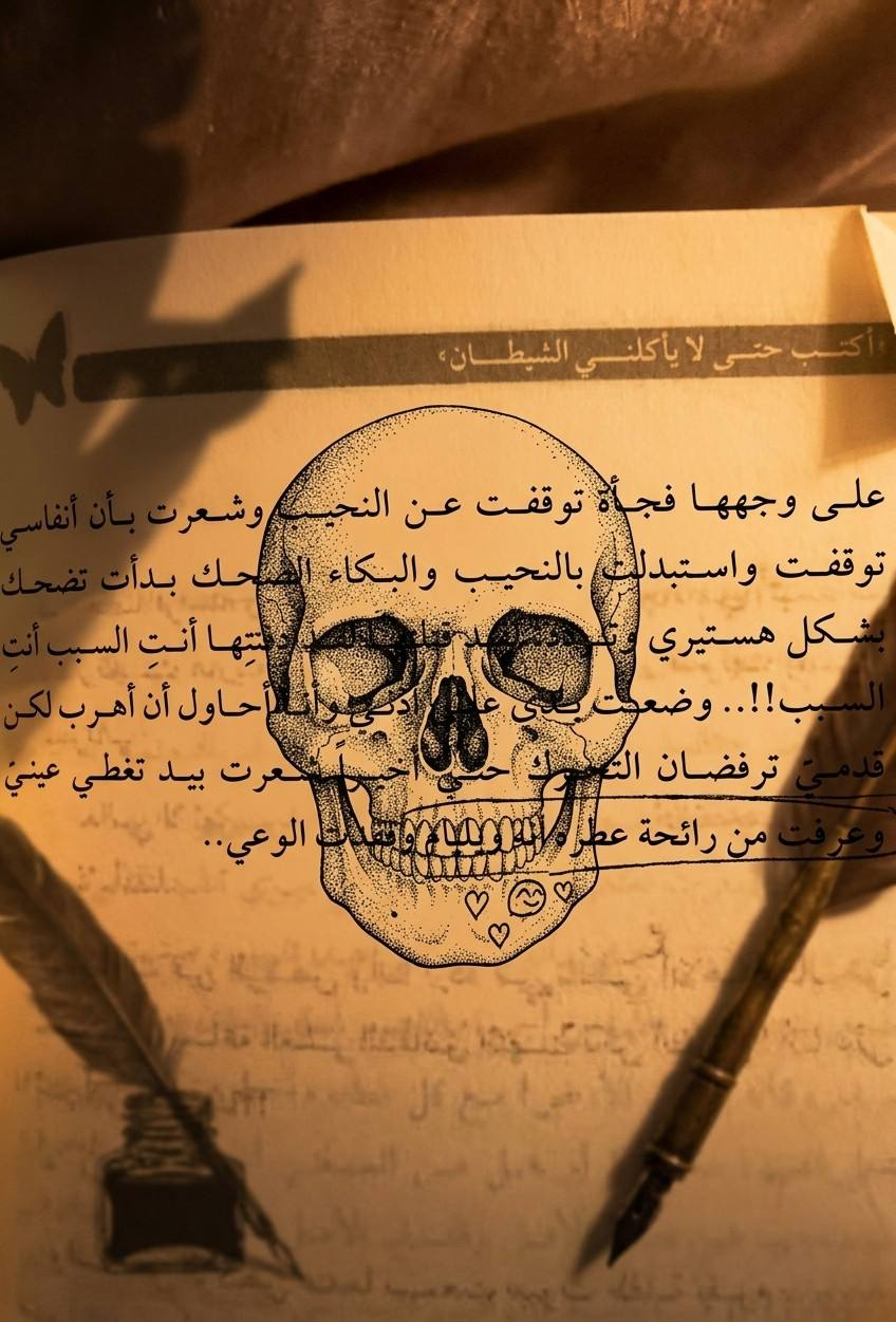 اكتب حتى لا يأكلني الشيطان
